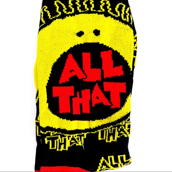 Nickelodeon All That Crew Socks Retro 90s TV Mens Womens Fun Gift - Picture 4 of 7